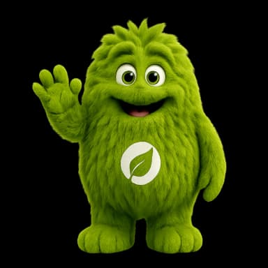 Sprout, the Sharp Renewables heat pump mascot