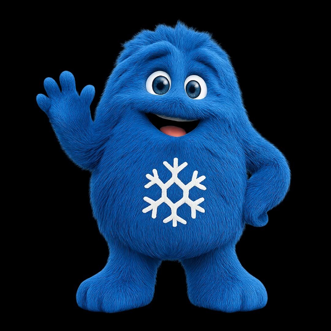 Breeze, the Sharp Renewables air conditioning mascot