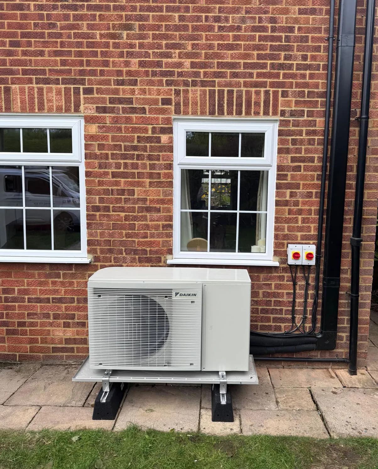 Daikin Altherma 3 air source heat pump installed in Chalfont St Giles
